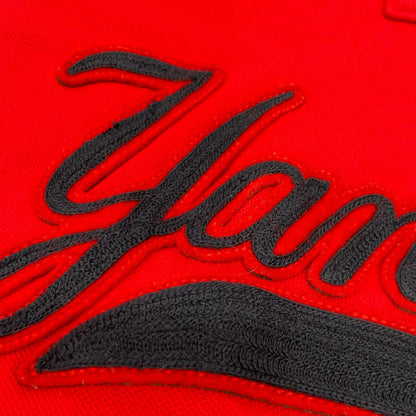 POLObyRalphLauren ポロラルフローレン レッド MLB NYヤンキースロゴ ポロシャツ トップス