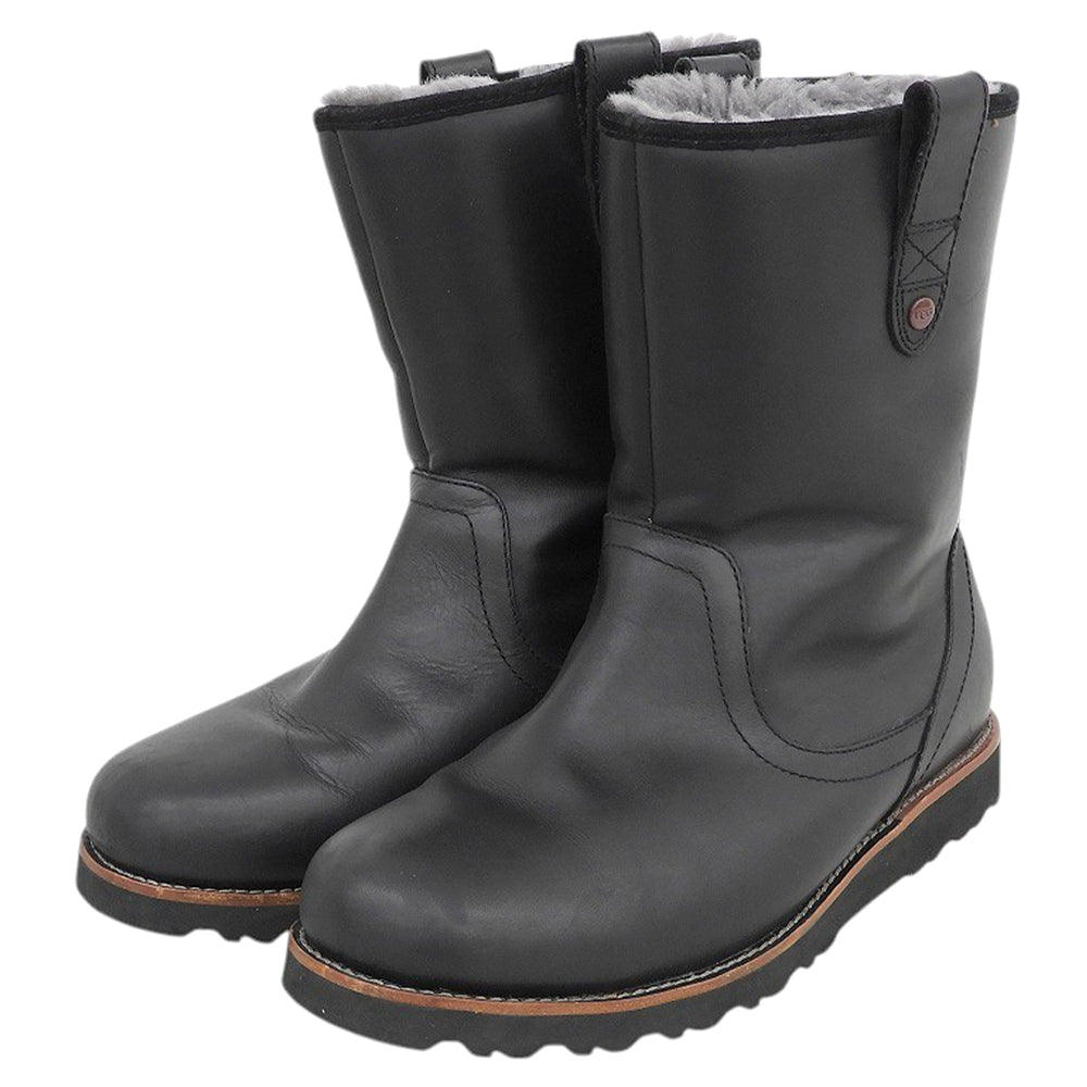 UGG アグ STONEMAN ボアブーツ シューズ メンズ ブラック 27.0cm シューズ