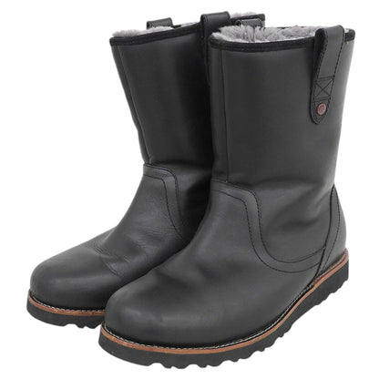 UGG アグ STONEMAN ボアブーツ シューズ メンズ ブラック 27.0cm シューズ