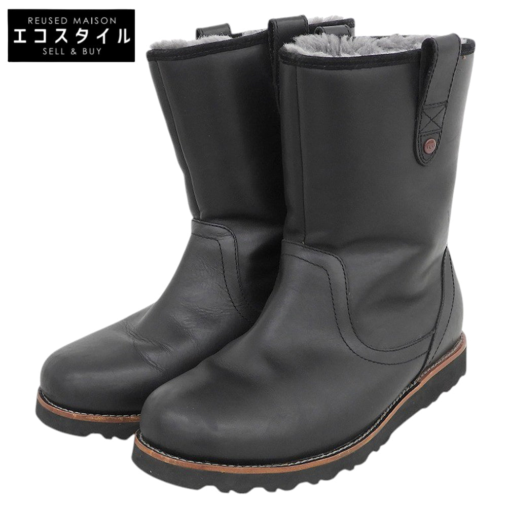 UGG アグ STONEMAN ボアブーツ シューズ メンズ ブラック 27.0cm シューズ