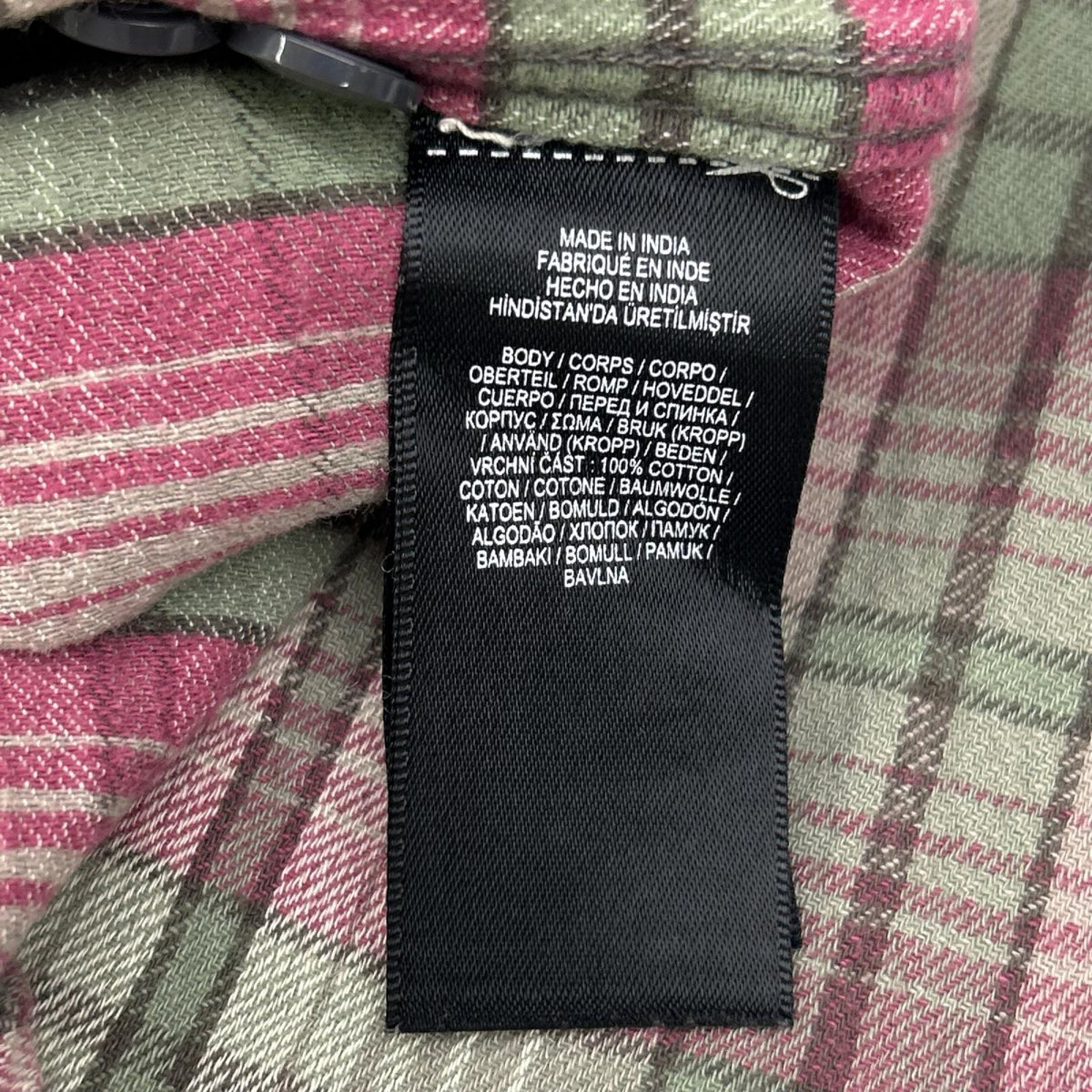 RRL ダブルアールエル グリーン×ピンク 782889980001 チェック BUTTE WEST SPORT シャツ トップス
