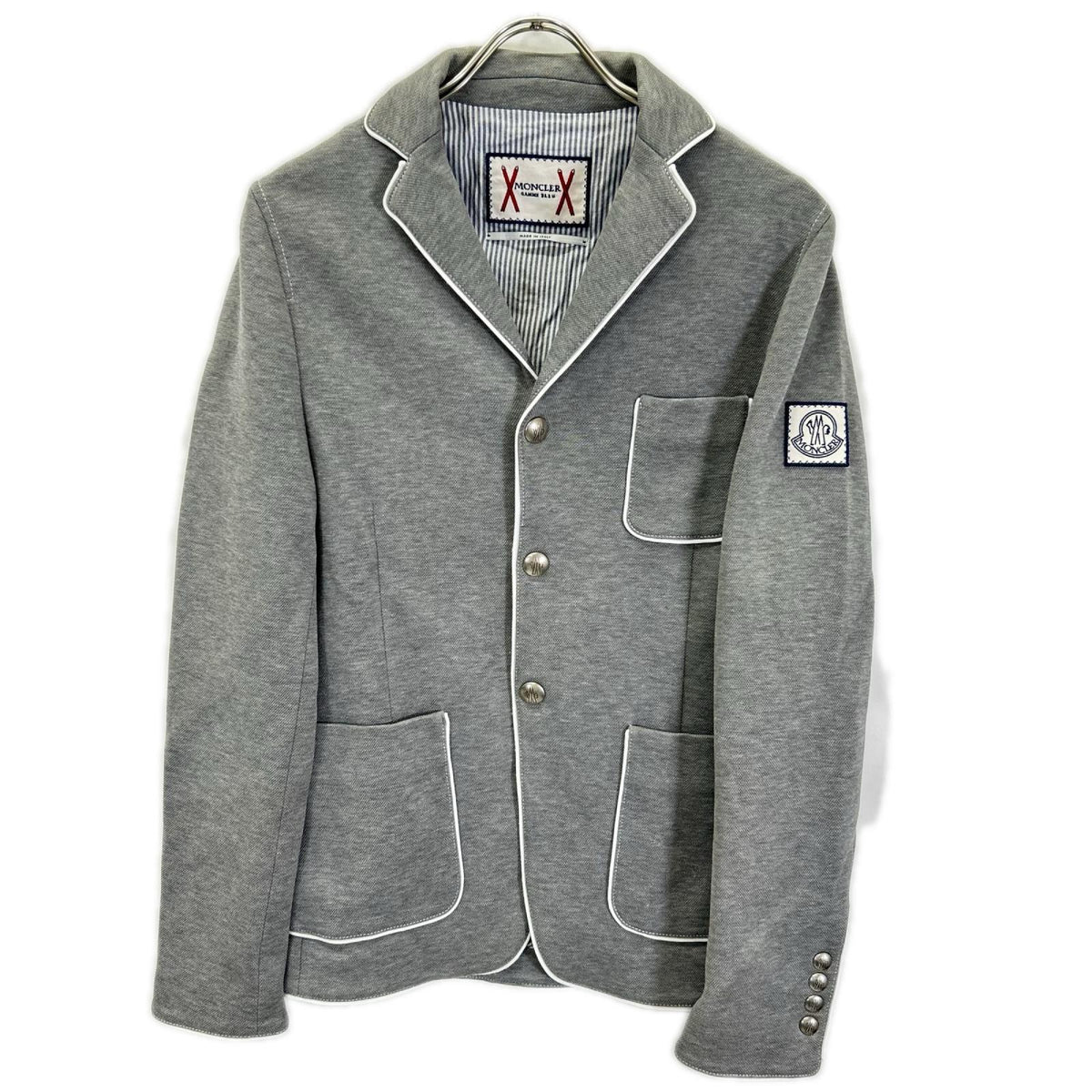 MONCLER モンクレール ガムブルー 15年 グレー GIACCA テーラードジャケット ジャケット