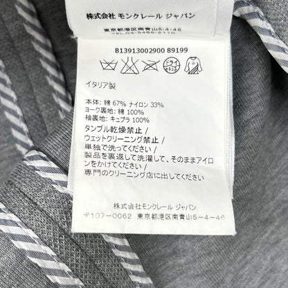 MONCLER モンクレール ガムブルー 15年 グレー GIACCA テーラードジャケット ジャケット