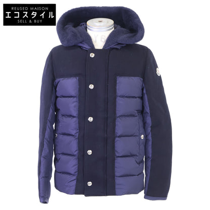 MONCLER モンクレール 【美品】LOUBET ウール/ナイロン切替 フーディダウンジャケット ジャケット