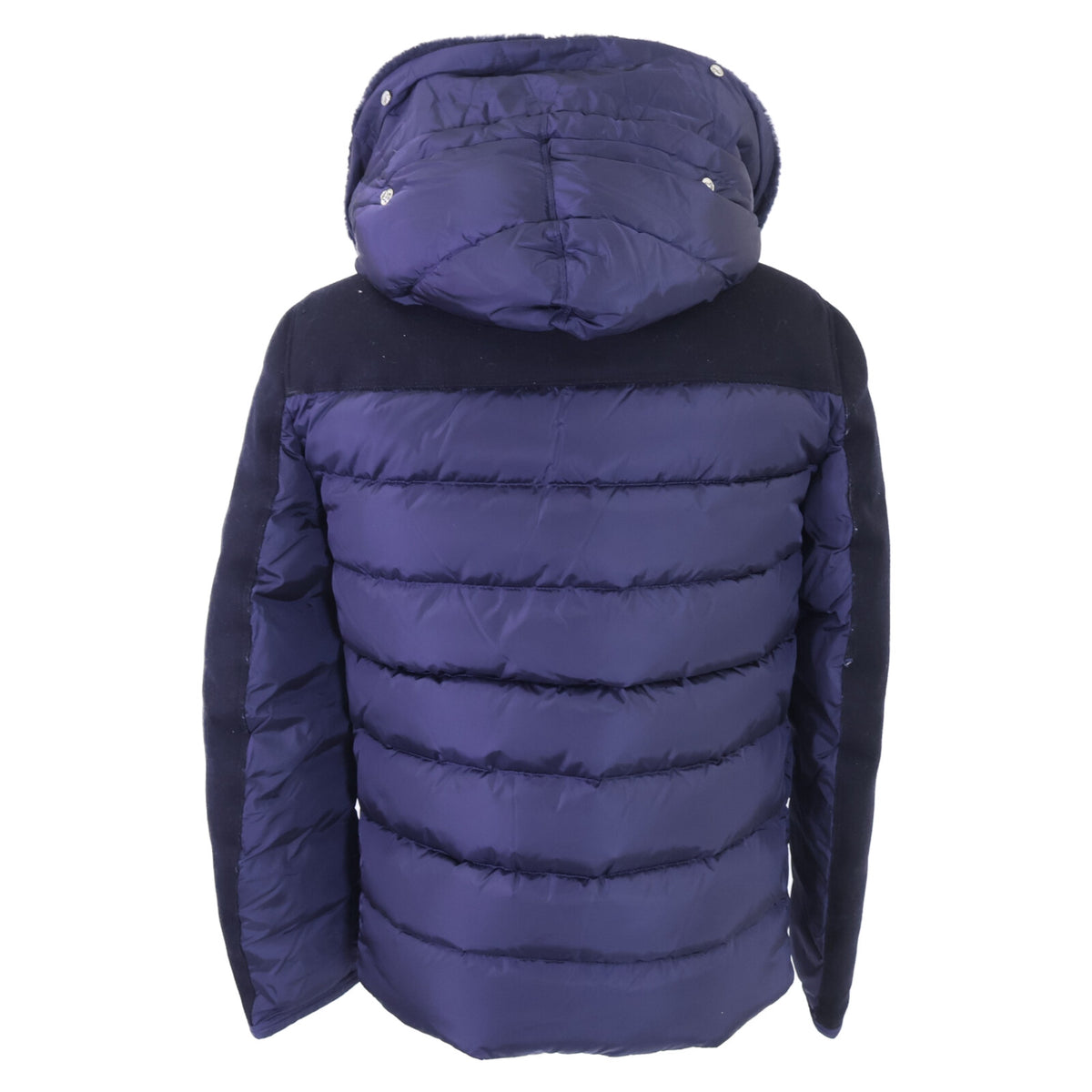 MONCLER モンクレール 【美品】LOUBET ウール/ナイロン切替 フーディダウンジャケット ジャケット