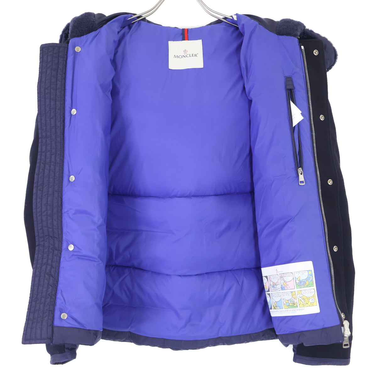 MONCLER モンクレール 【美品】LOUBET ウール/ナイロン切替 フーディダウンジャケット ジャケット