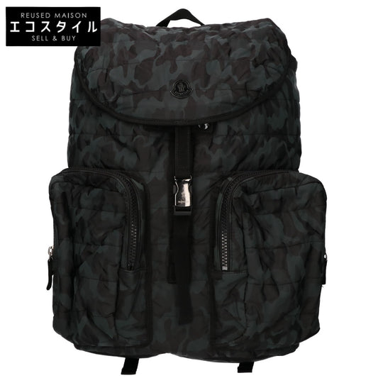 MONCLER モンクレール 【美品】3209A006040053355 ZAINO ザイノ カモフラージュ柄 ナイロン バックパック リュック バックパック