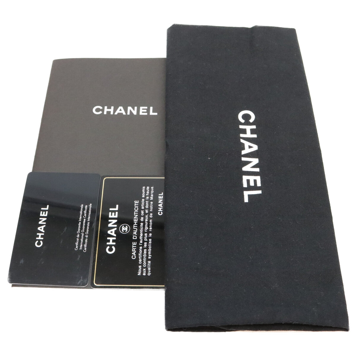 CHANEL シャネル 09年 11番 黒 SV金具 型押し レザー ノートカバー ブックケース ポーチ