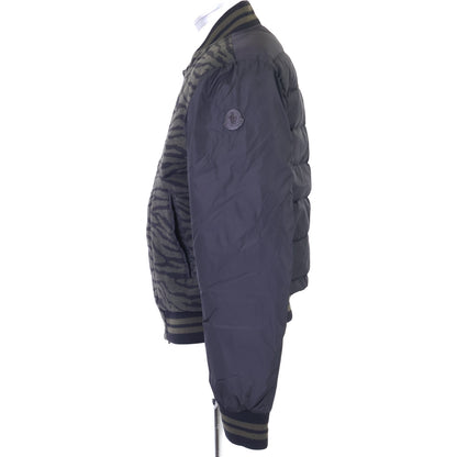MONCLER モンクレール 【美品】CUIVRE ゼブラ柄 ウール/ナイロン 切替 ダウンブルゾン ジャケット