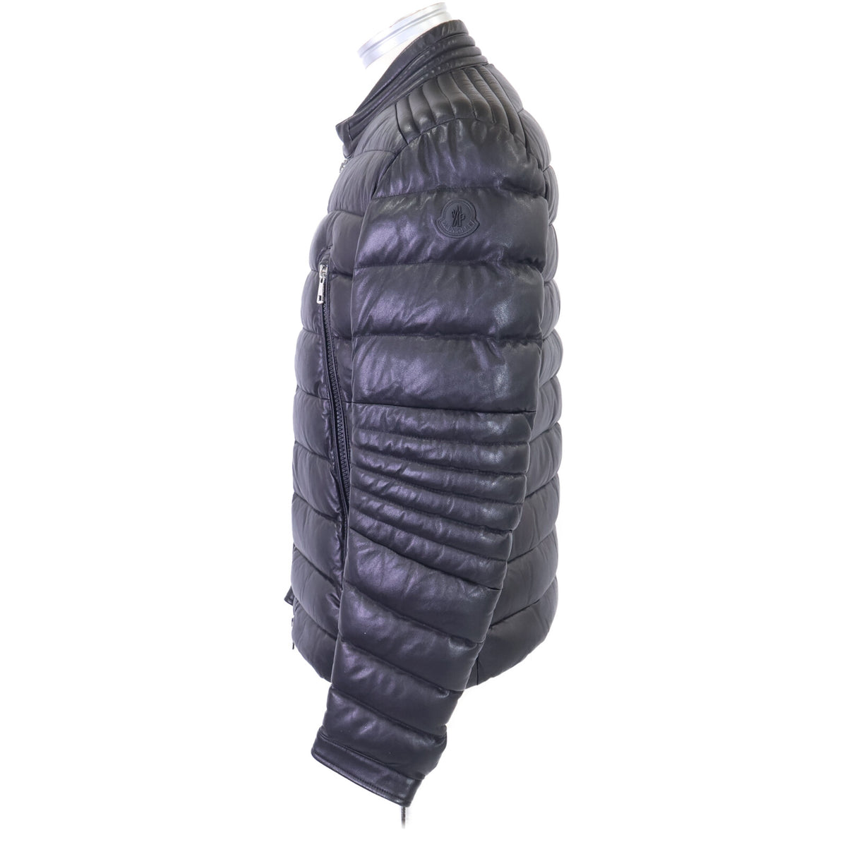 MONCLER モンクレール 【美品】AMIOT オールレザー ライダース ダウンジャケット ジャケット