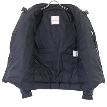 MONCLER モンクレール 【美品】AMIOT オールレザー ライダース ダウンジャケット ジャケット