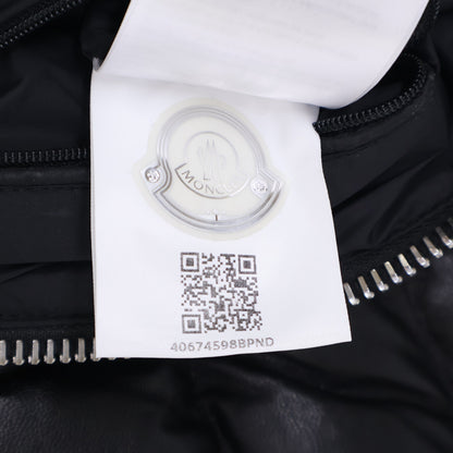 MONCLER モンクレール 【美品】AMIOT オールレザー ライダース ダウンジャケット ジャケット
