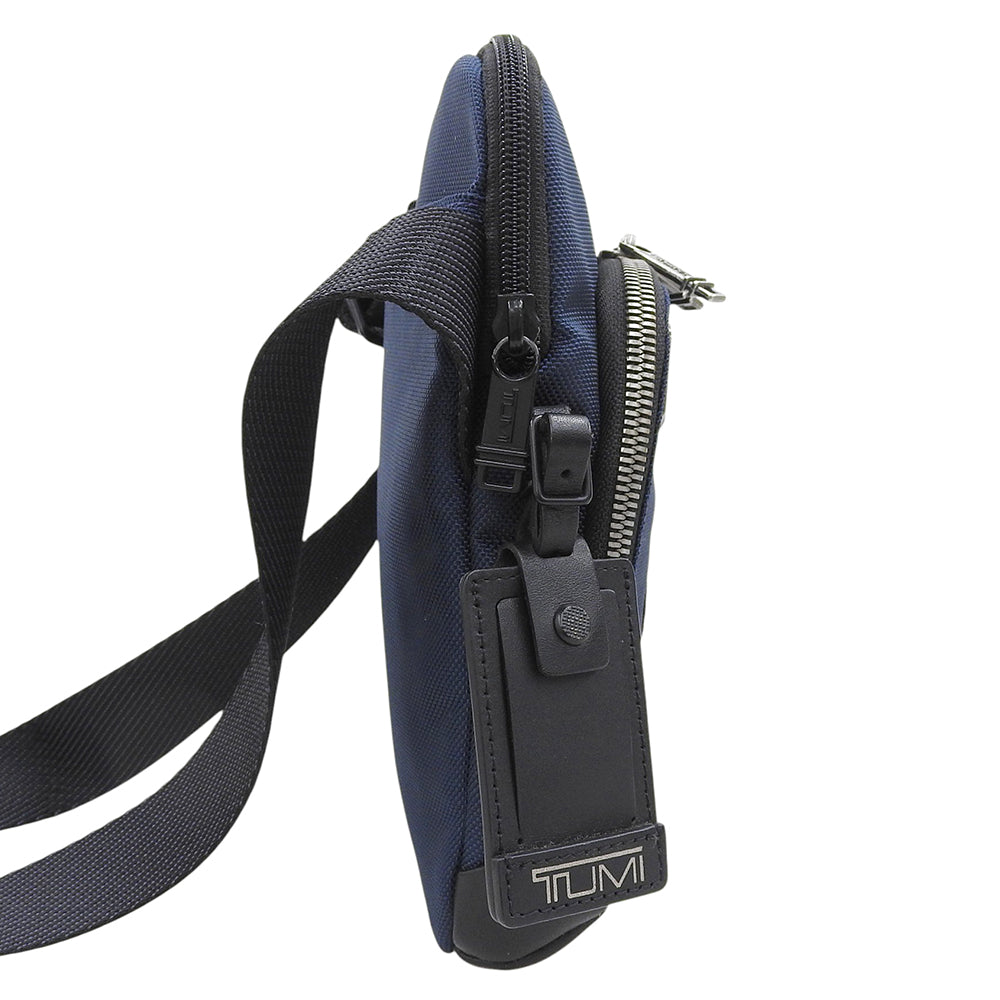 TUMI トゥミ 美品 ALPHA BRAVO バークスデール クロスボディバッグ ナイロン ショルダーバッグ メンズ ネイビー 232309NVY ショルダーバッグ