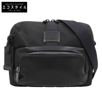 TUMI トゥミ ALPHA BRAVO Lewis Crossbody ナイロン レザー バッグ ショルダーバッグ メンズ 黒 ブラック 232305D ショルダーバッグ