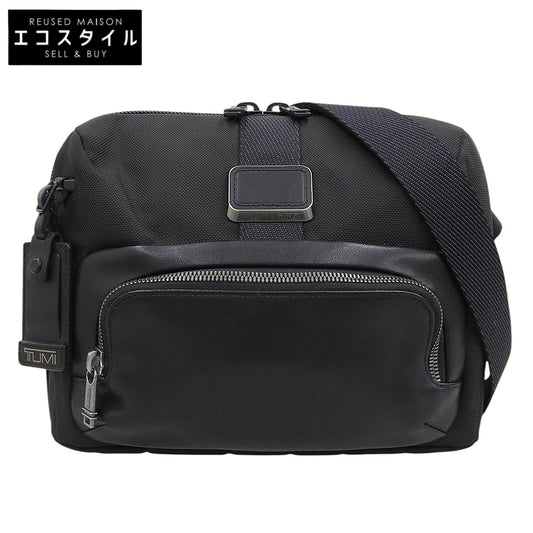 TUMI トゥミ ALPHA BRAVO Lewis Crossbody ナイロン レザー バッグ ショルダーバッグ メンズ 黒 ブラック 232305D ショルダーバッグ