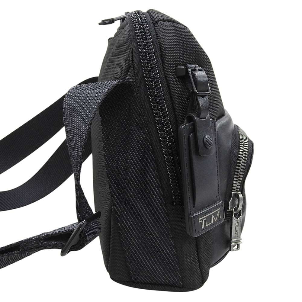 TUMI トゥミ ALPHA BRAVO Lewis Crossbody ナイロン レザー バッグ ショルダーバッグ メンズ 黒 ブラック 232305D ショルダーバッグ