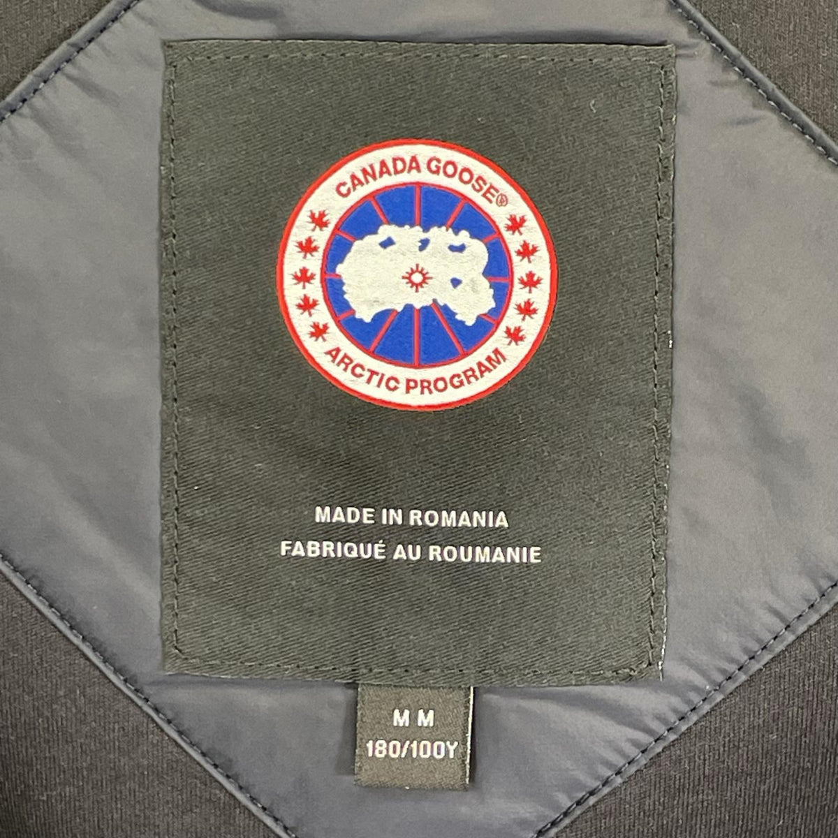 CANADA GOOSE カナダグース ネイビー 7015M HYBRIDGE FLEECE HOODY/ハイブリッジフリースフーディー 切替ダウンジャケット ジャケット