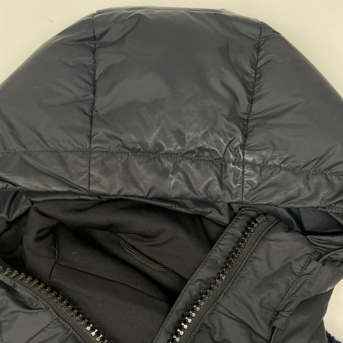 CANADA GOOSE カナダグース ネイビー 7015M HYBRIDGE FLEECE HOODY/ハイブリッジフリースフーディー 切替ダウンジャケット ジャケット