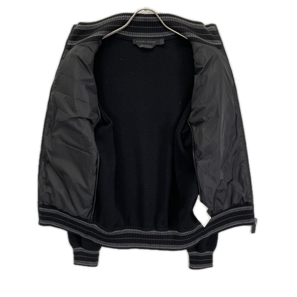 CANADA GOOSE カナダグース ブラック 6830MB ハイブリッジニットダウンジャケット ジャケット