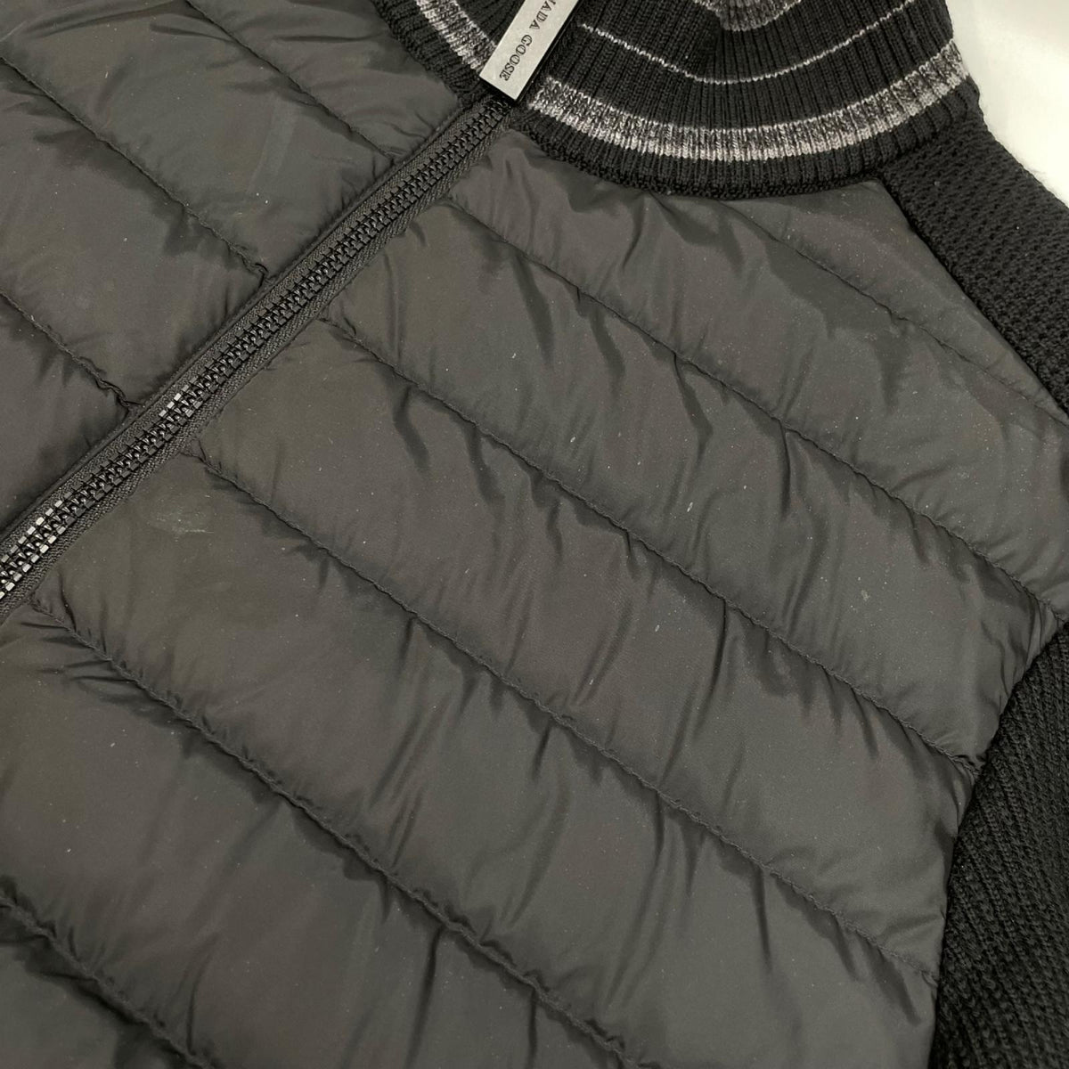 CANADA GOOSE カナダグース ブラック 6830MB ハイブリッジニットダウンジャケット ジャケット