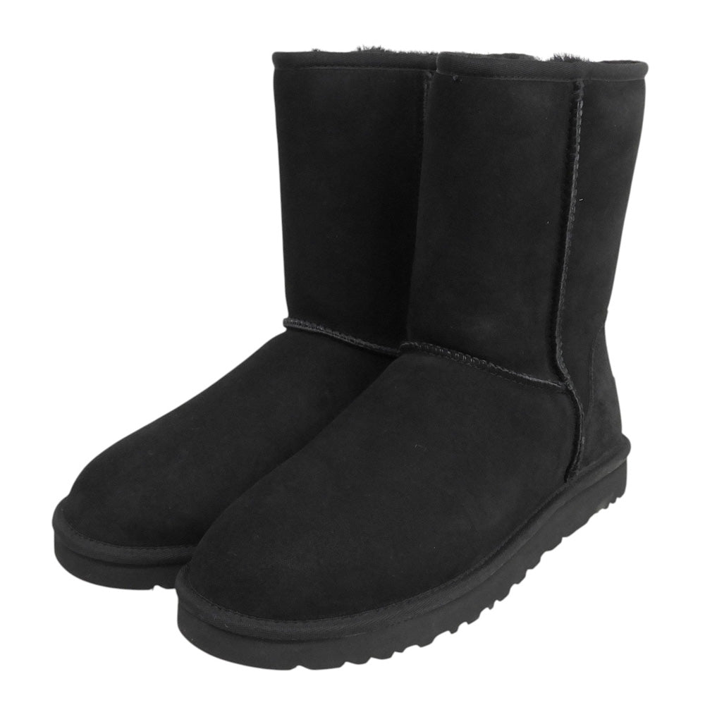 UGG アグ 新品同様 クラシックショートブーツ シューズ メンズ ブラック 9 5800 シューズ