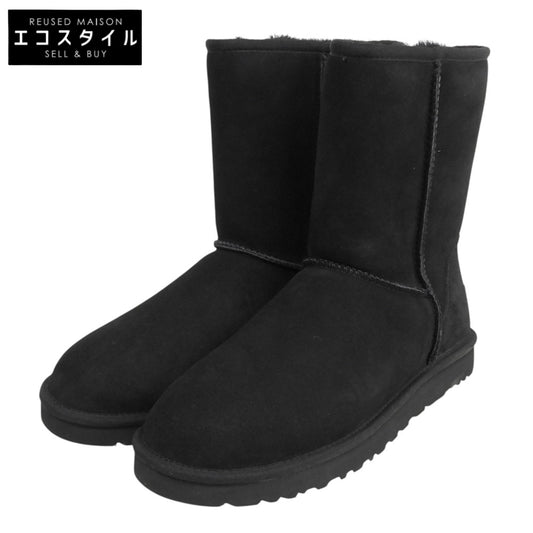 UGG アグ 新品同様 クラシックショートブーツ シューズ メンズ ブラック 9 5800 シューズ