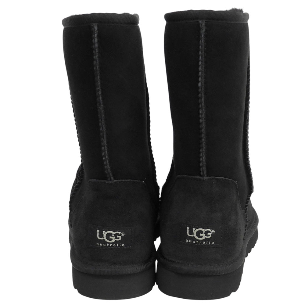 UGG アグ 新品同様 クラシックショートブーツ シューズ メンズ ブラック 9 5800 シューズ