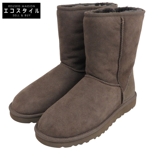 UGG アグ 美品 クラシックショートブーツ シューズ メンズ ブラウン 9 5800 シューズ