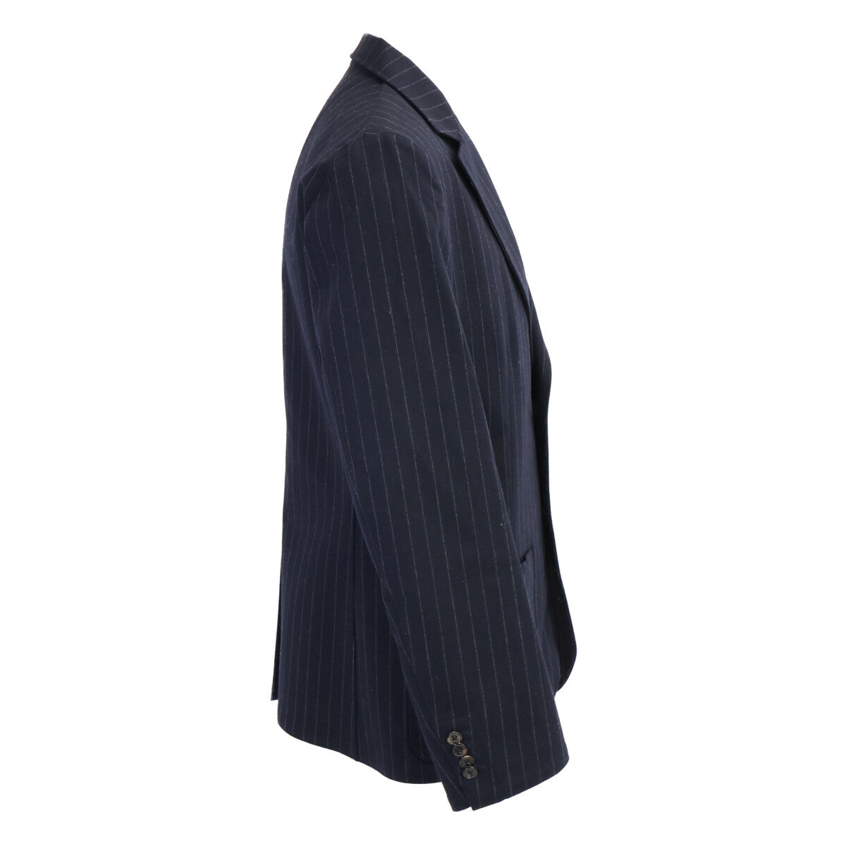 HERMES エルメス 【美品/国内正規】ストライプ 2Bテーラードジャケット ジャケット