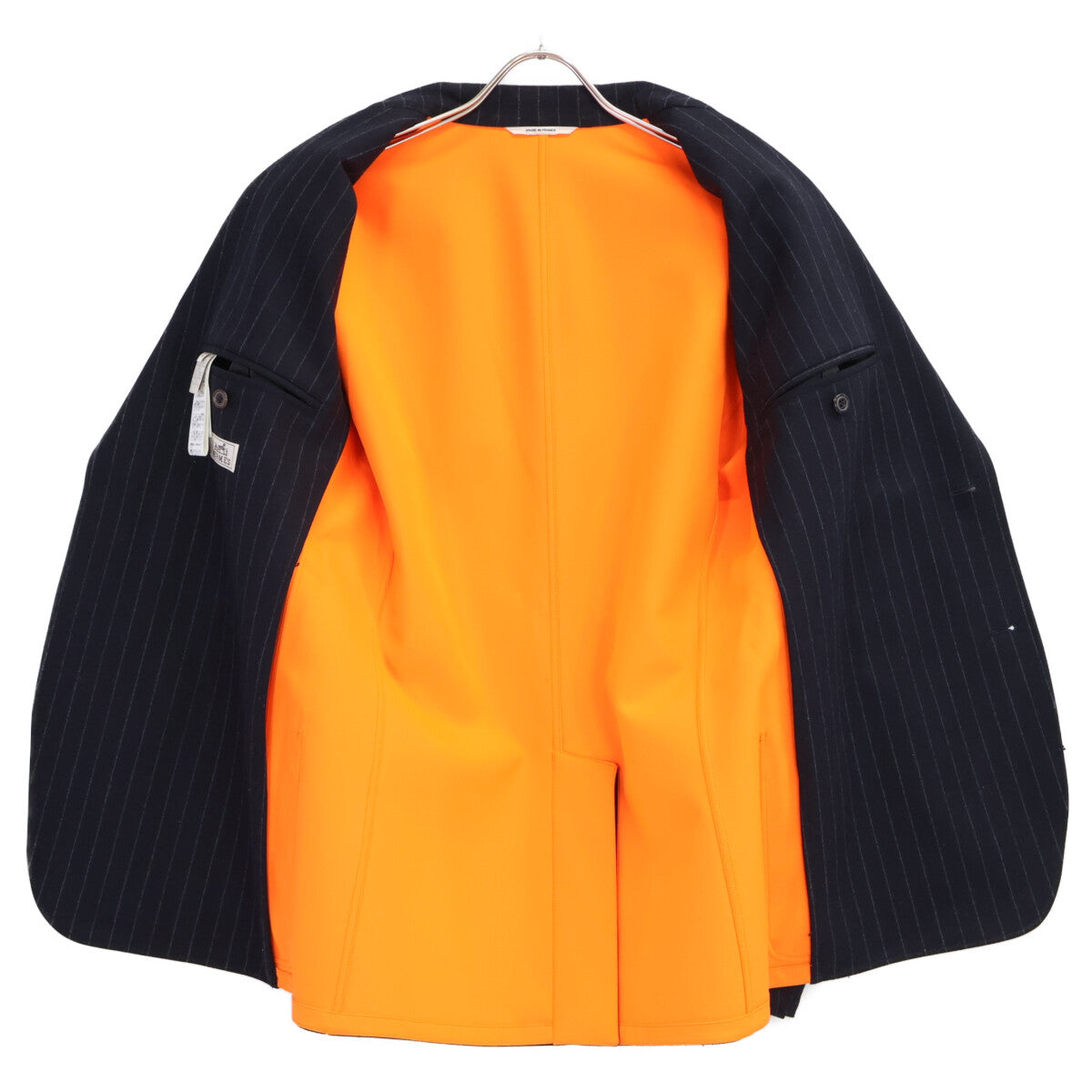 HERMES エルメス 【美品/国内正規】ストライプ 2Bテーラードジャケット ジャケット
