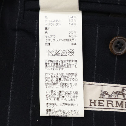 HERMES エルメス 【美品/国内正規】ストライプ 2Bテーラードジャケット ジャケット