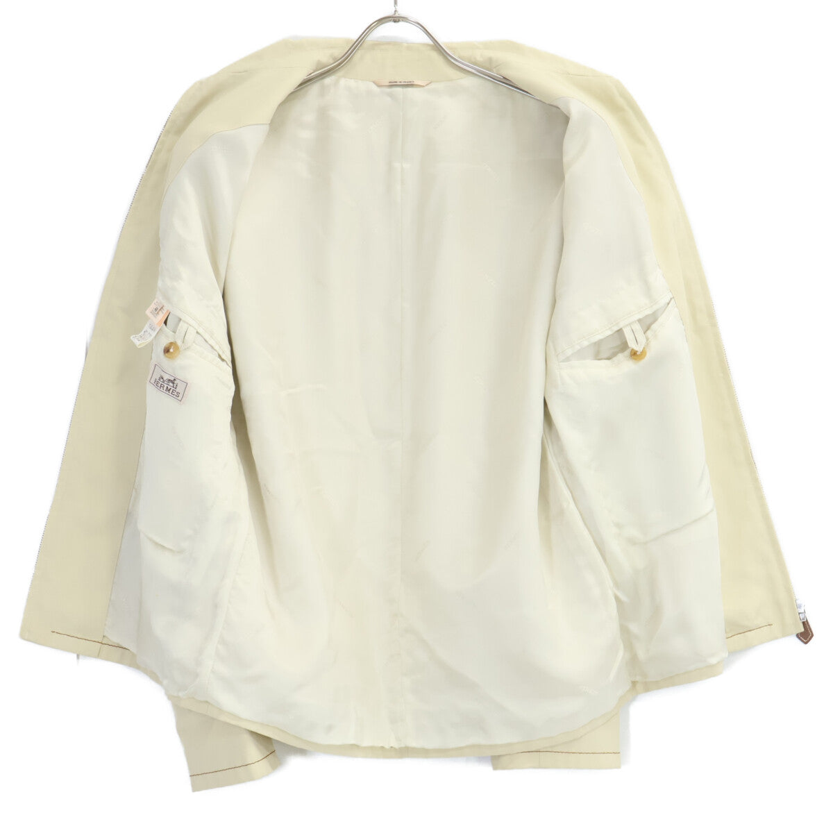 HERMES エルメス 【国内正規】コットンｘナイロン ジップアップ ジャケット ジャケット