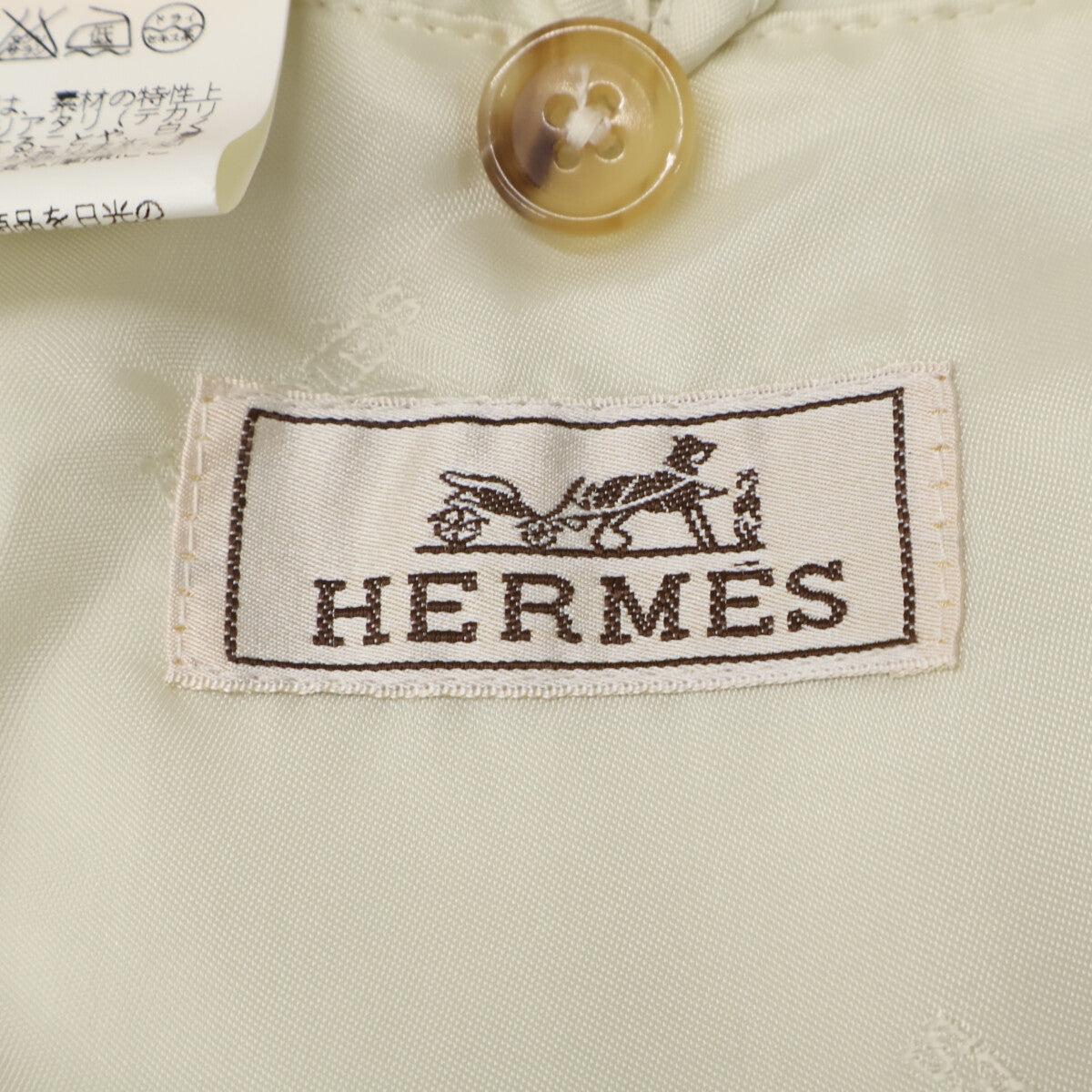 HERMES エルメス 【国内正規】コットンｘナイロン ジップアップ ジャケット ジャケット