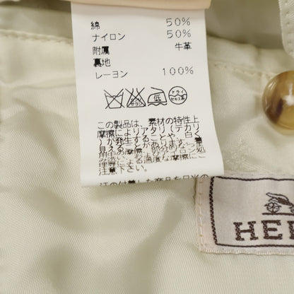 HERMES エルメス 【国内正規】コットンｘナイロン ジップアップ ジャケット ジャケット