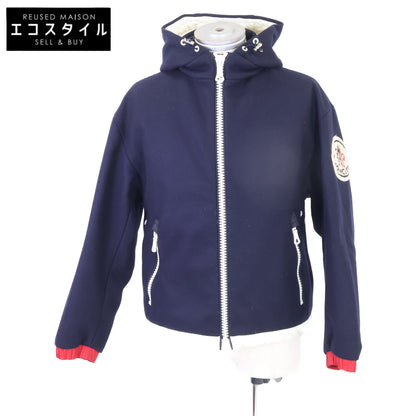 MONCLER モンクレール ｘAMI ALEXANDRE MATTIUSSI アミ アレクサンドル マテュッシ JEREMIE ウール アームロゴワッペン フーディダウンジャケット ジャケット