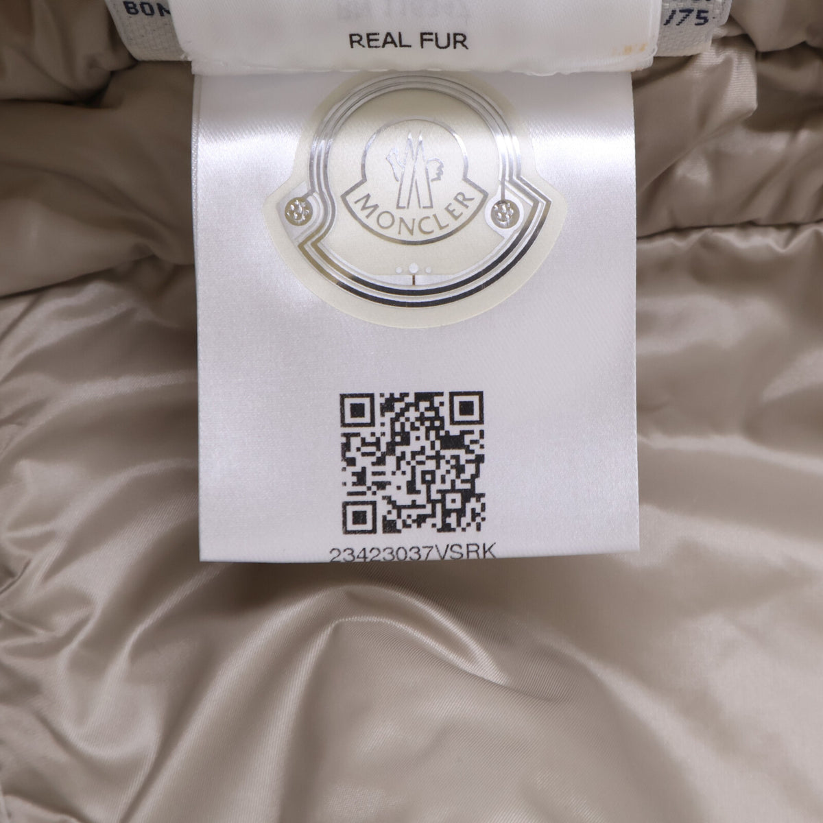 MONCLER モンクレール GRENOBLE グルノーブル COLMIANE ナイロン/ウール切替 ファー付フーディダウンジャケット ジャケット
