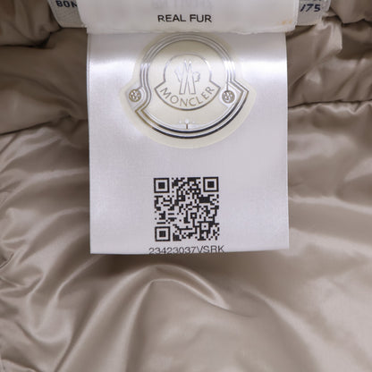 MONCLER モンクレール GRENOBLE グルノーブル COLMIANE ナイロン/ウール切替 ファー付フーディダウンジャケット ジャケット