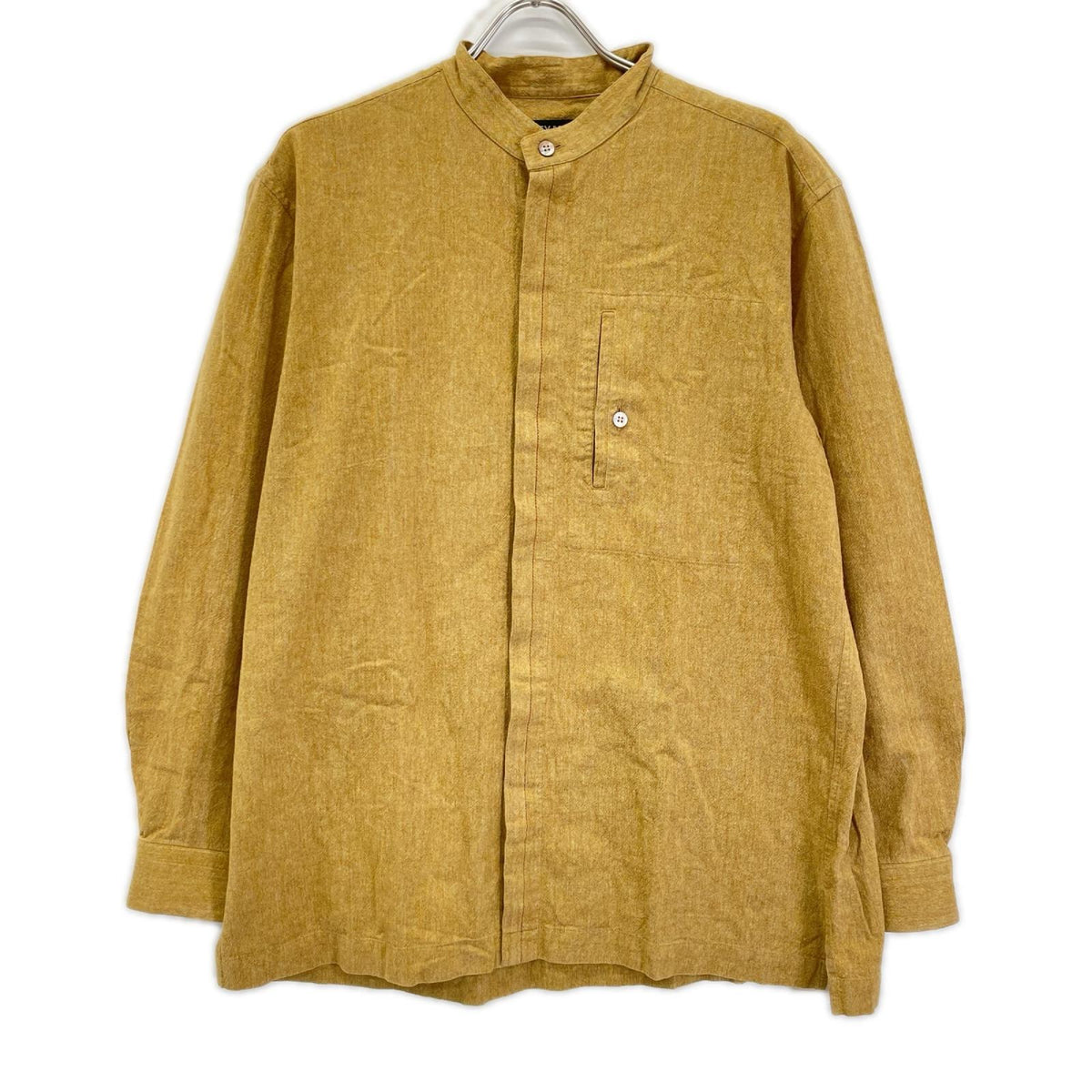 ISSEY MIYAKE MEN イッセイミヤケメン ME13FJ130 コットン バンドカラー長袖シャツ トップス