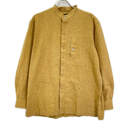 ISSEY MIYAKE MEN イッセイミヤケメン ME13FJ130 コットン バンドカラー長袖シャツ トップス