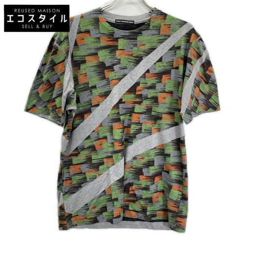 ISSEY MIYAKE MEN イッセイミヤケメン ME21JK448 総柄プリーツ Tシャツ トップス
