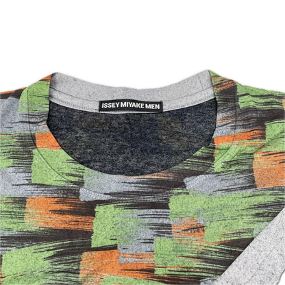 ISSEY MIYAKE MEN イッセイミヤケメン ME21JK448 総柄プリーツ Tシャツ トップス