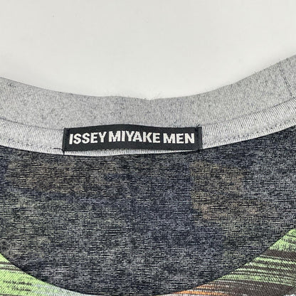 ISSEY MIYAKE MEN イッセイミヤケメン ME21JK448 総柄プリーツ Tシャツ トップス