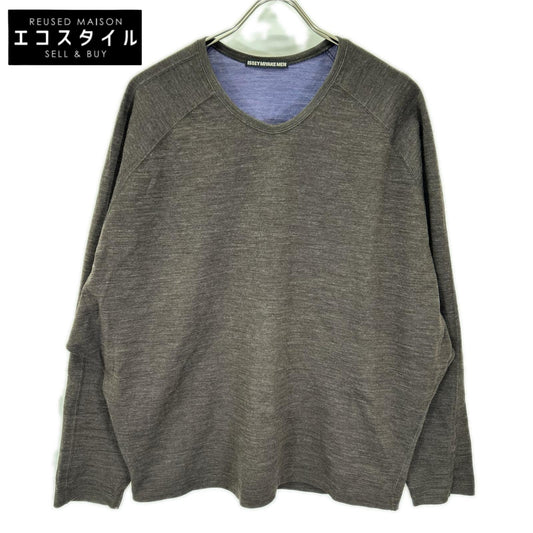 ISSEY MIYAKE MEN イッセイミヤケメン 12AW ME23JK404 バイカラー 長袖シャツ トップス