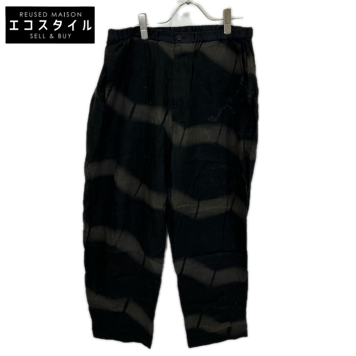 ISSEY MIYAKE MEN イッセイミヤケメン 12SS ME21FF136 特殊染めリネンイージーパンツ ボトムス