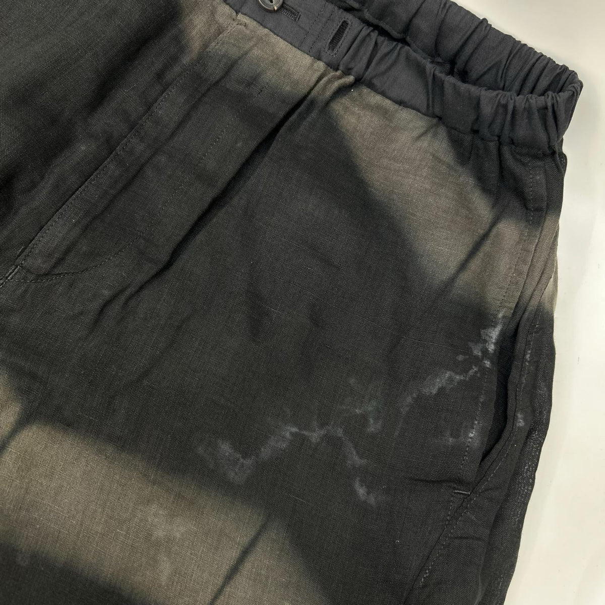 ISSEY MIYAKE MEN イッセイミヤケメン 12SS ME21FF136 特殊染めリネンイージーパンツ ボトムス