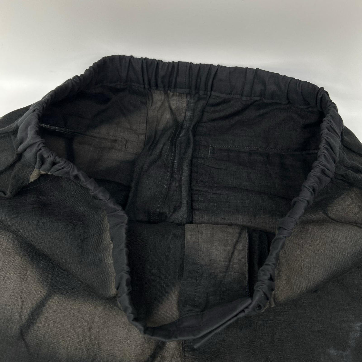 ISSEY MIYAKE MEN イッセイミヤケメン 12SS ME21FF136 特殊染めリネンイージーパンツ ボトムス
