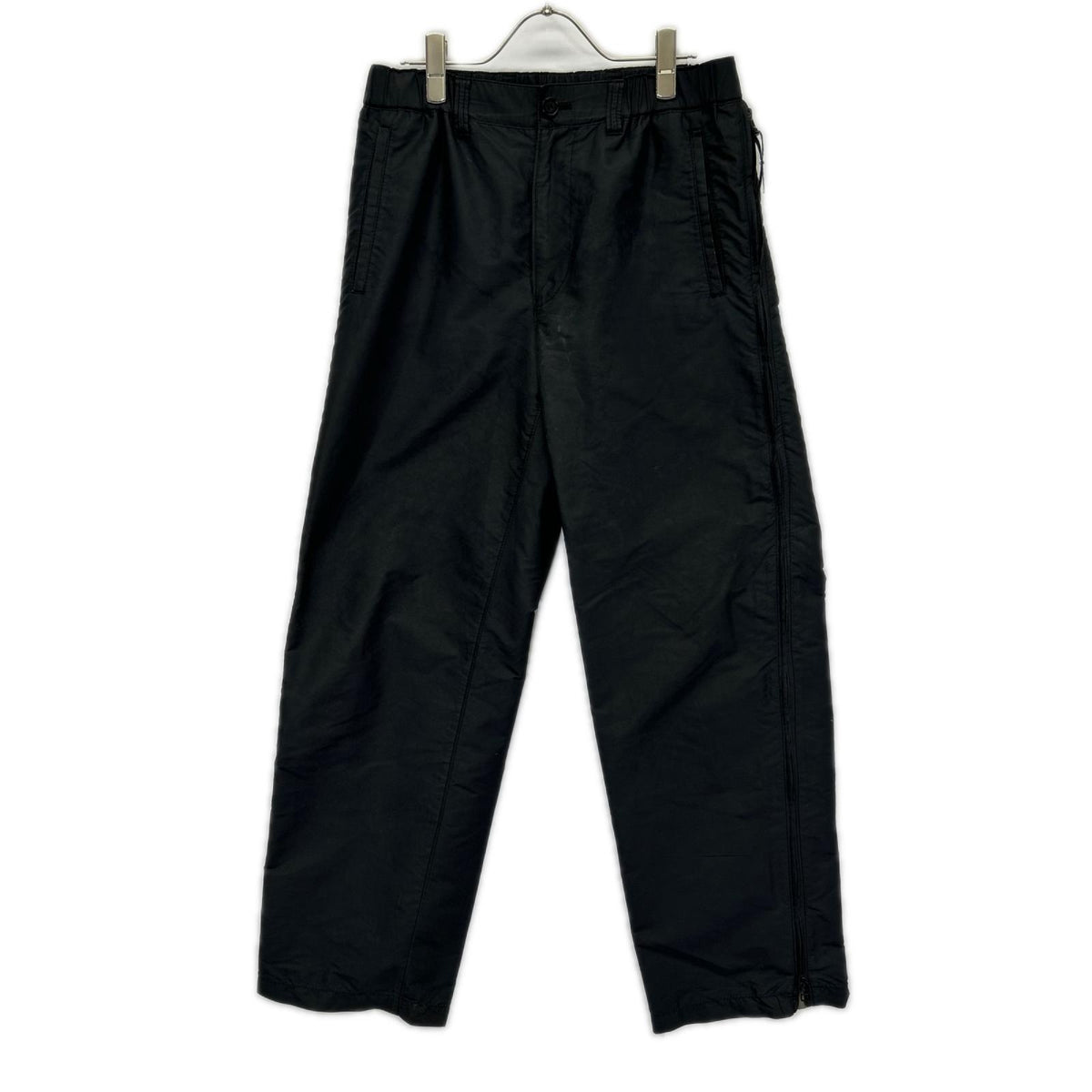 ISSEY MIYAKE MEN イッセイミヤケメン 11AW ME13FF132 ブラック ナイロン サイドジップボトムス ボトムス