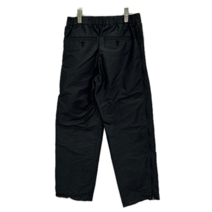 ISSEY MIYAKE MEN イッセイミヤケメン 11AW ME13FF132 ブラック ナイロン サイドジップボトムス ボトムス