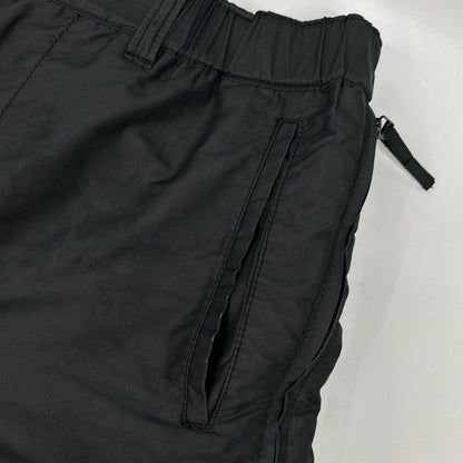 ISSEY MIYAKE MEN イッセイミヤケメン 11AW ME13FF132 ブラック ナイロン サイドジップボトムス ボトムス