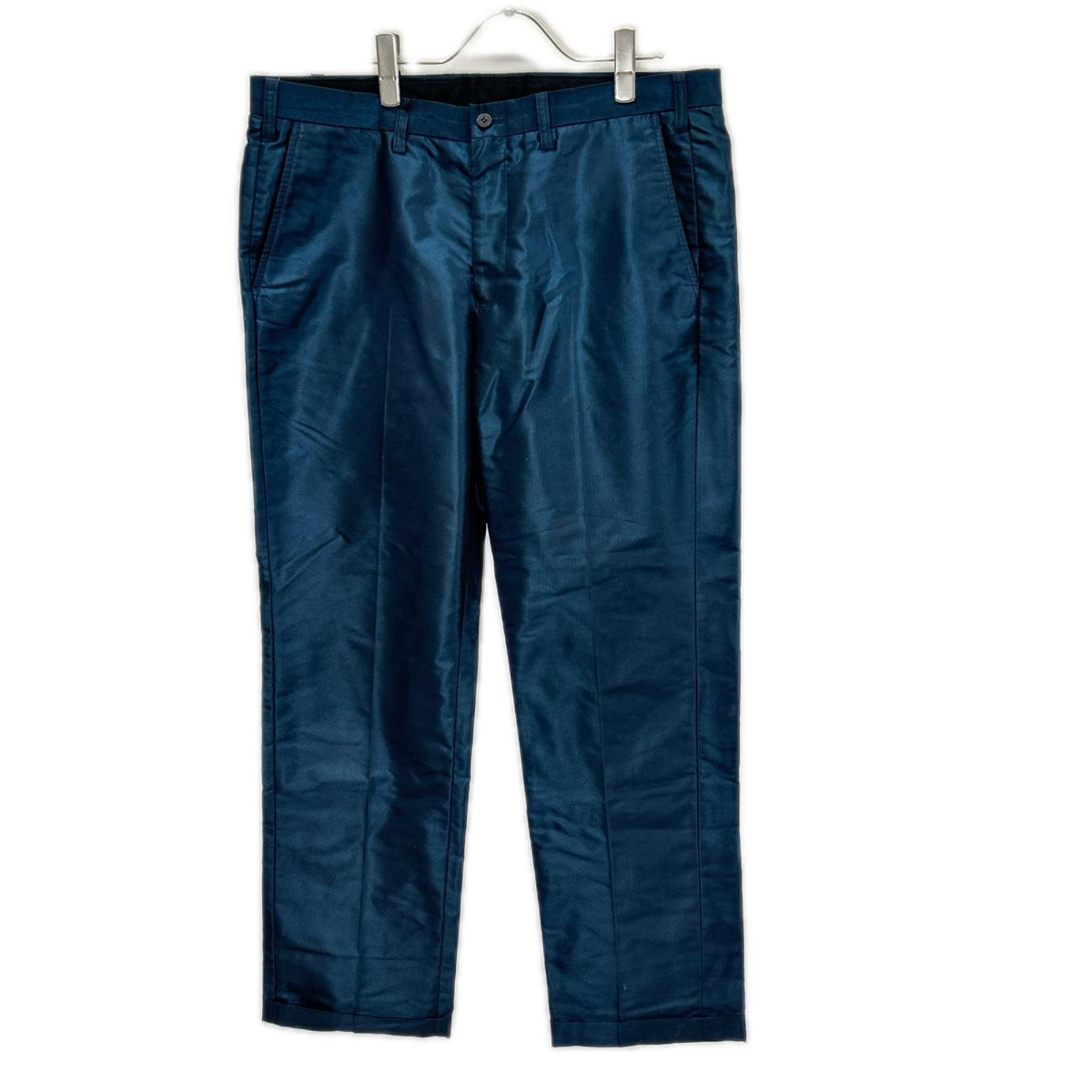 ISSEY MIYAKE MEN イッセイミヤケメン 15SS ME51FF027 ネイビー 光沢パンツ ボトムス